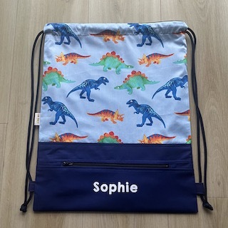 Dino, Personalised Swim Bag