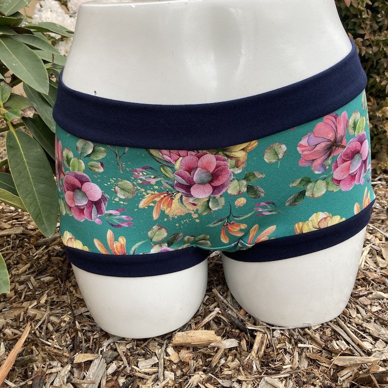 Green Floral, Boyleg undies