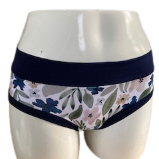 White Floral, undies