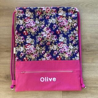 Floral multi, Personalised Swim Bag